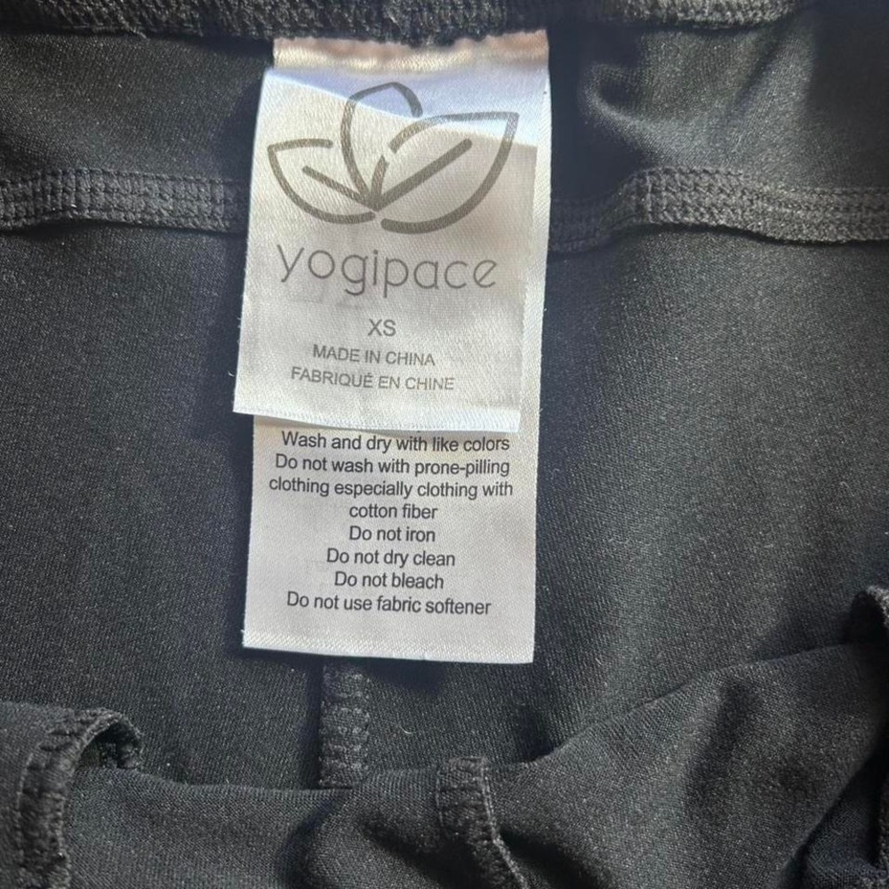 Yogipace‎ black jogger leggings Size XS - Picture 5 of 6